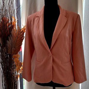 Forever21 Light Peach EN Shell Blazer